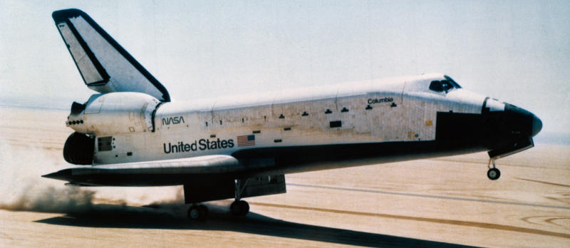 Space Shuttle Columbia landing