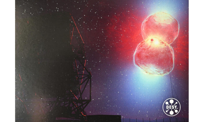 extragalaktische grüße aus dem DESY